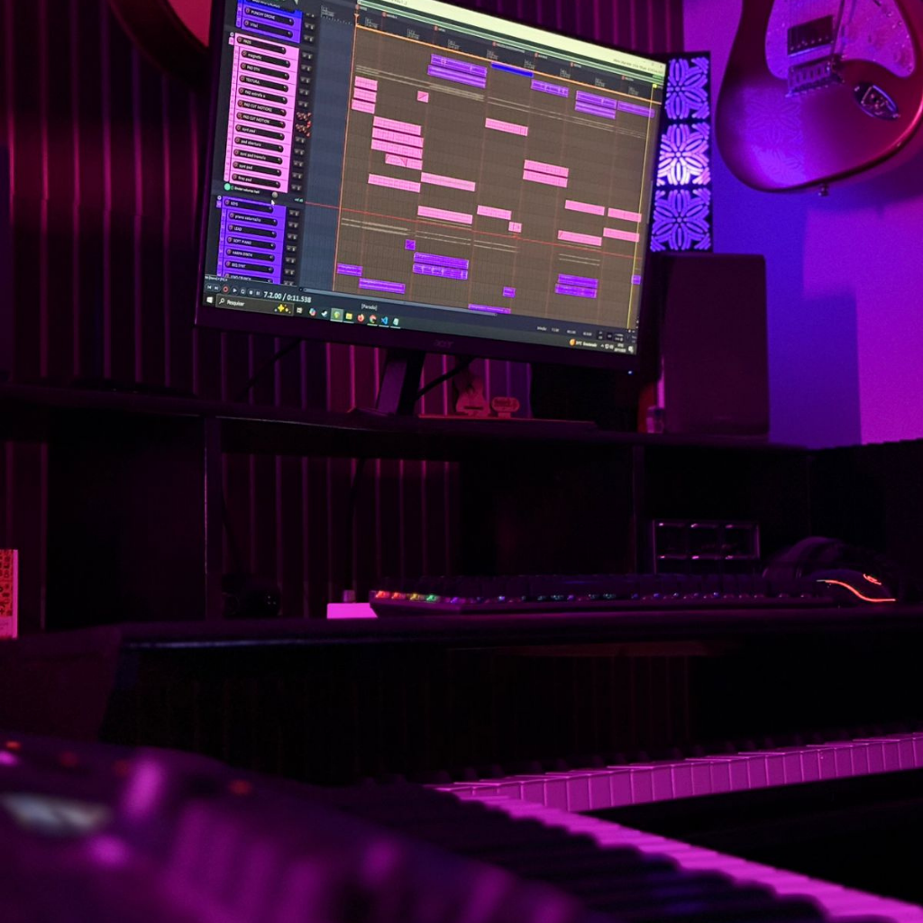 Interior do Estúdio AG Music